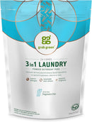 Grab Green 3-in-1 Laundry Detergent Pods, 24 Count, Fragrance Free, Plant and Mineral Based, Superior Cleaning Power, Stain Remover, Brightens Clothes by TinyTreasures Baby Boutique