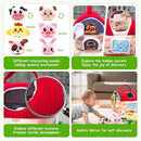 Baby Toys 6-12 Months, Soft Barn Toy with 6 Stuffed Farm Animals, Rattle, Crinkle, Mirror, Sensory Toys for Toddlers 1-3, 6 7 8 9 10 Month Old Baby Toys, Montessori Toys Gift for 1 Year Old Boy Girl by TinyTreasures Baby Boutique