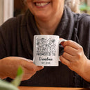 Customized Promoted To Grandma Accent Mug, New Grandma Pregnancy Announcement White Coffee Cup 11 15 Oz, Personalized Grandmother EST 2026 Ceramic Coffee Mug Gift For New Grandmother Nana Gigi Mimi by TinyTreasures Baby Boutique