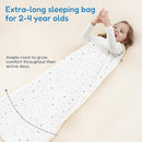 TotAha Toddler Sleep Sack 1.0 TOG, Soft Quilted Wearable Blanket Baby Sleeping Bag with 2-Way Safe Zippers for All Seasons by TinyTreasures Baby Boutique