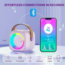 Karaoke Machine for Kids Toys for 4-12+ Year Old, Mini Portable Bluetooth Speaker with 2 Wireless Microphones, Birthday Party for Girls Boys by TinyTreasures Baby Boutique