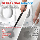 2Pack 2 in 1 Toilet Brush and Plunger Set, Extended Handle Plunger,Toilet Bowl Brush Plunger Set,Clean Gloves,Cleaning Tools,Cleaning Brush,Cleaning Supplies,Toilet Brush Plunger Combo,Black by CozyNest Decor