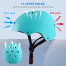 Kids Bike Helmet,Boys Girls Helmet Multi-Sport Helmet for Skateboard Roller Inline Skating Bicycle Scooter 3 Sizes by TinyTreasures Baby Boutique