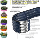Galvanized Metal Planter Round Raised Garden Bed Kit for Gardening Outdoor，2x2x1ft Grow Garden Box Raised Flower Bed，Round Galvanized Planter Outdoor Metal Fire Pit Ring by GreenHaven Gardens