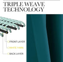 NICETOWN Teal Blackout Curtains 84inch Length 2 Panels Set, Grommet Chic Thermal Insulated Room Darkening Window Treatments for Bedroom/Living Room, W52 x L84 by TinyTreasures Baby Boutique