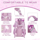 Kids Backpack for Girls School Bags for Middle School Students Book Bag for Elementary Primary Kawaii Ita Backpack, Purple Butterfly by TinyTreasures Baby Boutique