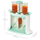Infantino Squeeze Station, Baby Food Maker & Pouch Filler, Fill 3 Reusable Pouches at Once, Easy to Use, Dishwasher Safe, Homemade Baby Food Prep Essential, Teal by TinyTreasures Baby Boutique