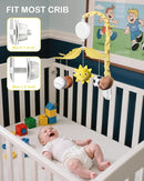 FEISIKE Baby Crib Mobile with 35 Lullabies, 3 Modes Rotation & Music, Soother Toy Adjustable Volume, Sport-Themed Nursery Decor Musical Mobile for Crib or Bassinet by TinyTreasures Baby Boutique