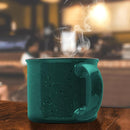 DISCOUNT PROMOS Ceramic Campfire Coffee Mugs 13 oz. Set of 10, Bulk Pack - Perfect for Tea, Espresso, Cappuccino, Hot Cocoa - Green by TinyTreasures Baby Boutique