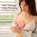 Momcozy Larger Breast Therapy Packs, Hot and Cold Breast Pads with 2 Soft Covers, Breastfeeding Essentials，2 Pack，Pink by TinyTreasures Baby Boutique
