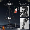 FREE SOLDIER Telescope 70mm Aperture 500mm Refractor Telescope for Adults High Powered - Professional Astronomical Refracting Telescope for Adults Beginners with Phone Adapter and Carry Bag White by TinyTreasures Baby Boutique