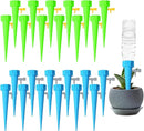 24PCS Self Watering Spikes for Plants, Self Watering Planter Insert with Adjustable Drip Valve, Auto Vacation Plant Watering Devices Plants Water System by GreenHaven Gardens