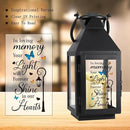 Memorial Lantern, Sympathy Gifts for Loss of Mom/Dad/Loved One, Bereavement Gifts, in Memory of Loved One Gifts, Remembrance Gifts for Loss, Celebration of Life, Memorial Gifts, Funeral Gifts by CozyNest Decor