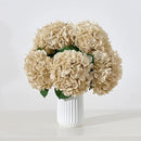 8pcs Fake Flowers Silk Hydrangea Artificial Flowers Bouquets Faux Hydrangea Stems for Home Table Centerpieces Wedding Party Decoration by CozyNest Decor