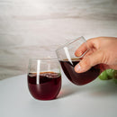 F*CK Wine Glass Single Set, Large 11 oz Glasses (Stemless)