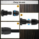 LUTER 12pcs 1/2 Inch Irrigation Fittings End Plugs, Drip Irrigation Fittings Tool Kit for (1/2" ID x0.6-0.63" OD) 16mm Drip Tubing Garden Irrigation System by GreenHaven Gardens