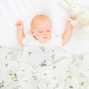 GLLQUEN BABY Muslin Swaddle Blankets for Girls Boy, 4-Pack Baby Blankets for Girl Boy, Newborn Receiving Blanket, Baby Swaddle Blanket Unisex, Baby Essentials, Registry & Gift, 40 x 38 inches by TinyTreasures Baby Boutique