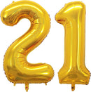 GOER Number 12 Balloons for 12th Birthday Sweet 12 Party Decorations,42 Inch Jumbo Foil Helium 21 Balloons for 21st Birthday Party Decoration (Gold) by TinyTreasures Baby Boutique
