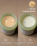 M&SENSE Eucalyptus & Mint Candles for Home Scented, 19.4oz 110 Hours Burn Soy Aromatherapy Candle Gift for Stress Relief, Meditation, Yoga, Relaxing SPA, Natural Soy Wax for Men and Women by CozyNest Decor