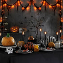 Halloween Horror Atmosphere Lights, Orange&Purple LED String Lights with 9.9FT Creepy Black Gauze, Battery Powered with Timer & 8 Flashing Modes (Orange) by CozyNest Decor