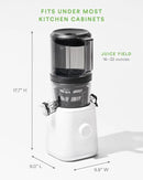 Nama J2 Cold Press Juicer – Self Feeding for Hands-Free Operation with Wide Mouth Hopper for Whole Recipe Loading, Zero Waste Masticating Juicer For More Juice, Less Pulp – Easy Cleanup & Assembly by CozyNest Decor