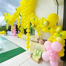 130pcs Yellow Balloons Different Sizes 18" 12" 10" 5" Party Latex Balloons for Boys Girls Birthday Baby Shower Gender Reveal Wedding Sunflower Party Decorations by CozyNest Decor
