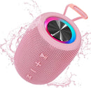 Portable Bluetooth Speaker, BT5.3 Wireless Speaker 20W Bass Diaphragms with Multi LED Light Dynamic Modes, IPX6 Waterproof 16H Playtime supports FM Mode, TF, USB for Home, Cycling, Outdoor, Beach by TinyTreasures Baby Boutique