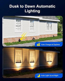 2 Pack Solar Spotlights Outdoor Waterproof for Flag, Tree, Statue, Wooden Sign, Plant Pot, Bright LED Outside Landscape Flood Lamp for Decoration Uplighting Yard, Garden, House, Walkway, Ground, Fence by GreenHaven Gardens