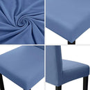 JQinHome 4 Pcs Dining Chair Slipcover, High Stretch Removable Washable Chair Seat Protector Cover for Home Party Hotel Wedding Ceremony by CozyNest Decor