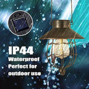 YAKii 6 Pack Solar Lantern Hanging Waterproof Outdoor Metal Solar Lamp with Warm White Light Decorate for Yard Garden Pathway Patio Porch (Antique Copper) by CozyNest Decor