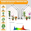 Grow Lights for Indoor Plants, 168 LEDs Clip Plant Lights, Full Spectrum LED Plant Growing Lamps with Flexible Gooseneck 4/8/12/18H Timer, 3 Spectral Modes, 10 Dimmable Levels, 2 Pack by GreenHaven Gardens