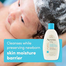 Bundle of Aveeno Baby Healthy Start Newborn Wash, Hypoallergenic Baby Body Wash with Prebiotic Oat, Fragrance-Free, 8 fl. oz + Newborn Balm, Baby Skin Balm with Prebiotic Oat , Fragrance-Free, 5 oz by TinyTreasures Baby Boutique