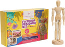 Fashion Designer Kits for Girls Ages 8+ Beginners Learn About Patterns, Draft & Re-Design Patterns, Sew & Be A Fashion Designer for The 8.5 in. Wood Mannequin. Sewing Kits for Kids 8-12 by TinyTreasures Baby Boutique