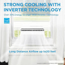 Midea MAW08V1QWT U-Shaped AC Window Air Conditioner by TinyTreasures Baby Boutique