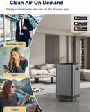 Nuwave OxyPure Zero Plus Air Purifier, Save on Filter Replacements, Covers up to 3210ft² Large Room with Powerful Motor, Captures 99.99% of Particles, Dust, Smells, Sleep Mode for Bedroom by TinyTreasures Baby Boutique