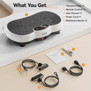 Vibration Plate Exercise Machine - 300 lbs Weight Capacity, 120 Speed Levels, 9 Workout Modes for Home Fitness, Muscle Toning & Weight Loss by CozyNest Decor