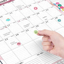 Wall Calendar 2025-2026 Large with Spiral Bound, 18 Month Big Calendar from Jul 2025 to Dec 2026, Vertical Large Monthly Desk Calendar 2025-2026 for Wall, Calendario 2026 (17"x22") by TinyTreasures Baby Boutique