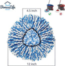BonusLife 6-Pack Mop Head for O-Ceda RinseClean Spin Mop Refill 2-Tank System Only Easy Cleaning Microfiber Replacement by CozyNest Decor
