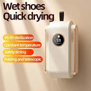 Shoe Dryer, Quick Drying Cleat Dryer with Smart Timer, Safe Shoe Deodorizer with Digital Display, Portable Foldable Boot Warmers for Home, Travel, Skiing and Holiday Gifts by CozyNest Decor