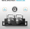 Magnetic Spice Rack for Refrigerator, 4-Pack Metal Seasoning Organizer for Kitchen Storage Organization, Magnetic Shelf for Fridge Space Saving Spice Organizer, Black by CozyNest Decor
