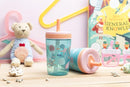 Zak Designs Shells Kelso Tumbler Set, Leak-Proof Screw-On Lid with Straw, Bundle for Kids Includes Plastic and Stainless Steel Cups with Bonus Sipper (3pc Set, Non-BPA) 15 fl.oz. by TinyTreasures Baby Boutique