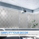Window Film Privacy Day and Night with Installation Tools, Static Cling Glass Film Ideal for Home Shower Office Glass Door (White, 23.6 x 78.7 Inch) by CozyNest Decor