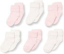 Amazon Essentials Baby Socks, Unisex, Turn Cuff, 6 Pairs by TinyTreasures Baby Boutique