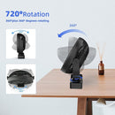 ATEngeus USB Desk Fan, Rechargeable Portable Fan, 8-Inch Clip on Fan, 10000mAh Stroller Fan, 4 Speeds Strong Airflow, 720° Rotation, with Sturdy Clamp, Suitable for home, office and stroller by TinyTreasures Baby Boutique
