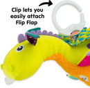 Lamaze Clip On Car Seat and Stroller Toy - Flip Flap Dragon - Crinkle Car Seat Toys and Stroller Toys - Sensory Toys for Babies - Travel Toys for Car - Infant Toys Ages 0 Months and Up by TinyTreasures Baby Boutique