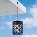 RGB Solar Lanterns Outdoor Waterproof Hanging Solar Lights Gifts for Men Women Metal Decorative LED Lanterns for Yard, Patio, Lawn, Tabletop, Pathway, Landscape, Garden Decor Fan Style(1 Pack) by GreenHaven Gardens