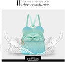 KL928 Girls Bowknot Polka Dot Cute Mini Backpack Small Daypacks Convertible Shoulder Bag Purse for Women by TinyTreasures Baby Boutique