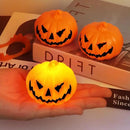 6 Pack Halloween Pumpkin Flameless Candles Battery Operated LED Tealight Candles for Home Room Decorations, Light Up Halloween Decorations Indoor for Table Party Office Fireplace by CozyNest Decor