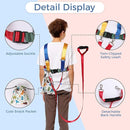 Safety Harness Leash for Big Kids with Autism and Special Needs (6-12 yrs), Child Adjustable Elopement Harness with Emergency Handle and Tether, Keep Active Autistic/ADHD Kids Safe and Free Outdoors by TinyTreasures Baby Boutique
