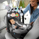 Car Seat Toys, Baby Activity Spiral Hanging Toys for Stroller Car Seat Crib Bar Bassinet Mobile, Musical Elephant Toys for Newborn Infant Boys Girls 0 3 6 12 Months by TinyTreasures Baby Boutique